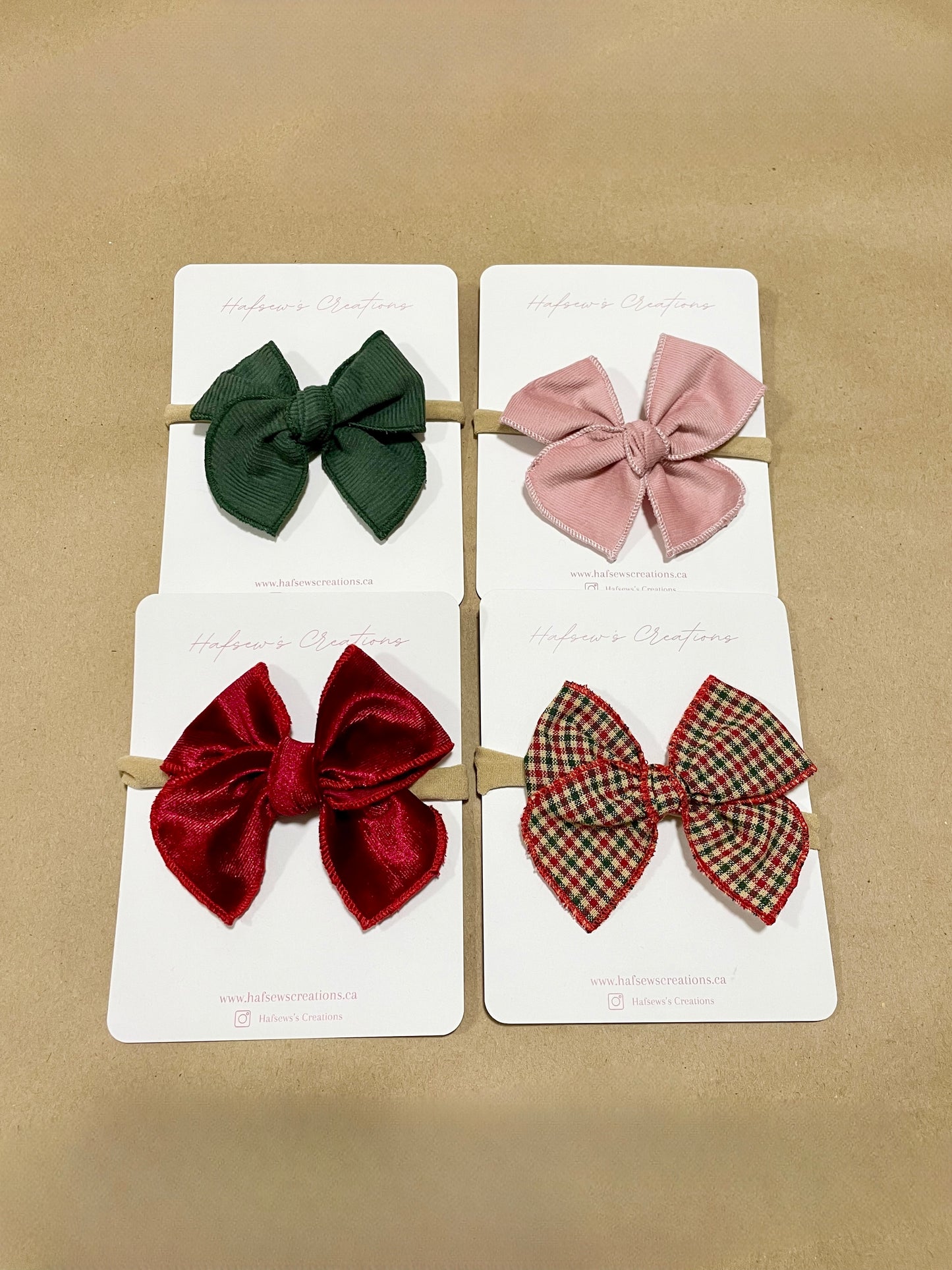 Red Velvet Fable Bow